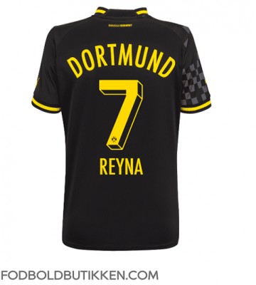 Borussia Dortmund Giovanni Reyna #7 Udebanetrøje Dame 2022-23 Kortærmet